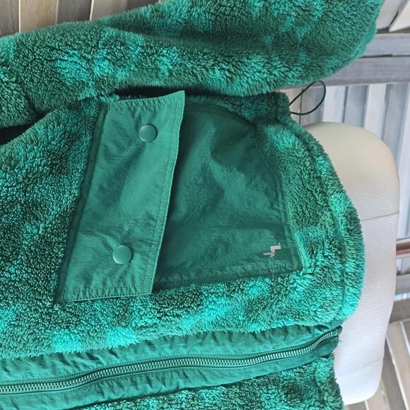 Women's Printed High Pile Fleece Jacket | JoyLab | X Small - Picture 2 of 9